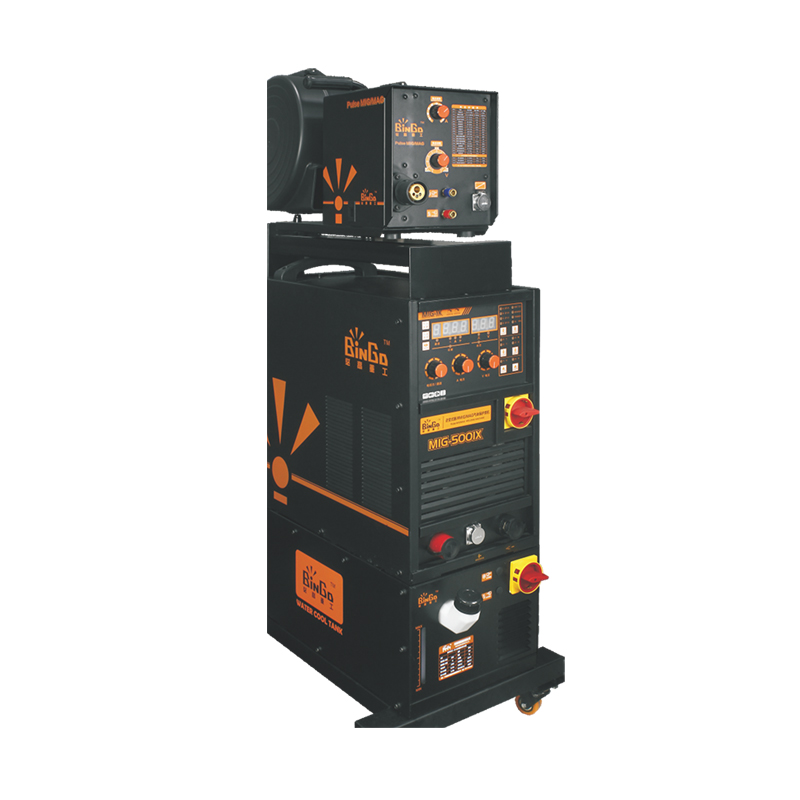 Inverted mono-pulse MIG/MAG gas shielded welding machine